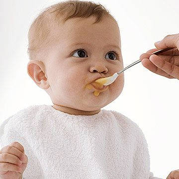 Baby eating