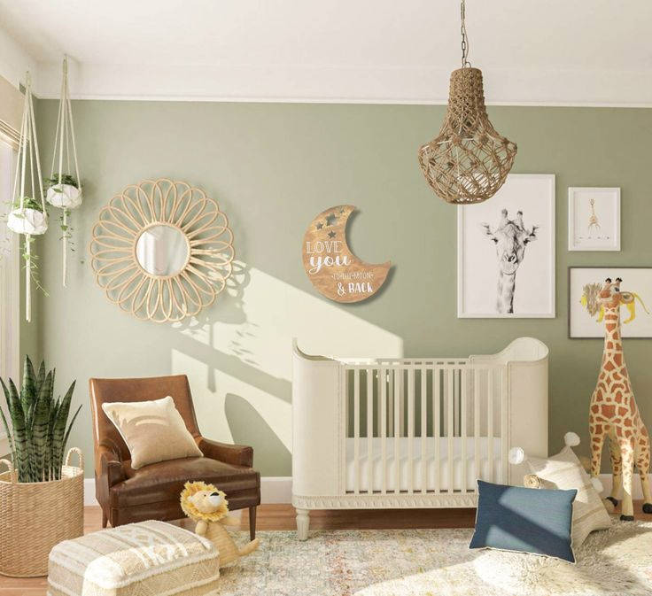 sage green nursery