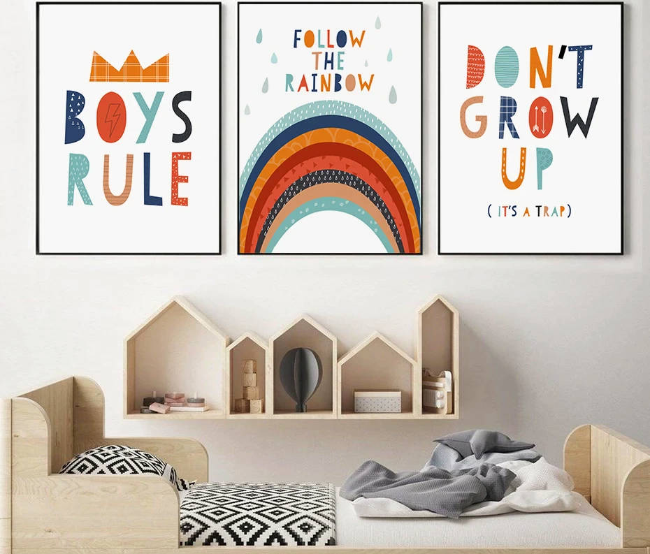 rainbow nursery decor